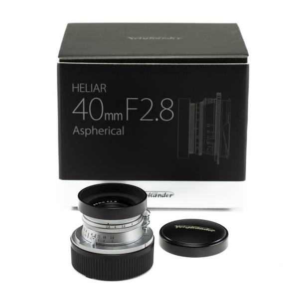 Voigtlander Heliar 40mm F2.8 VM Silver *A+*