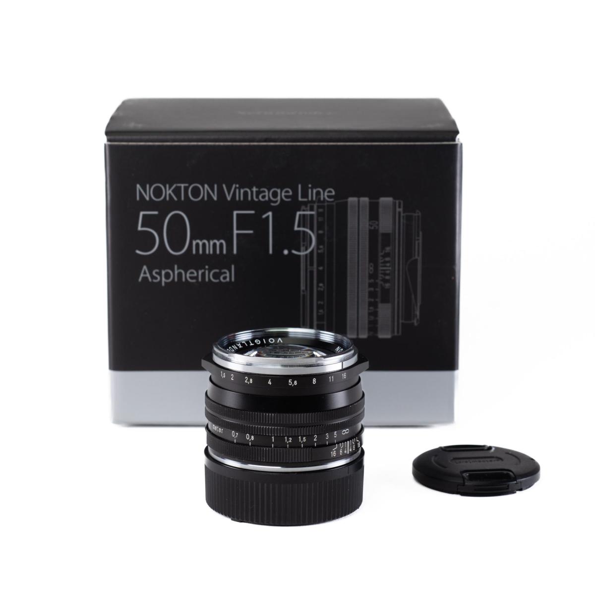 Voigtlander Nokton 50mm F1.5 Vintage ASPH II VM *A*