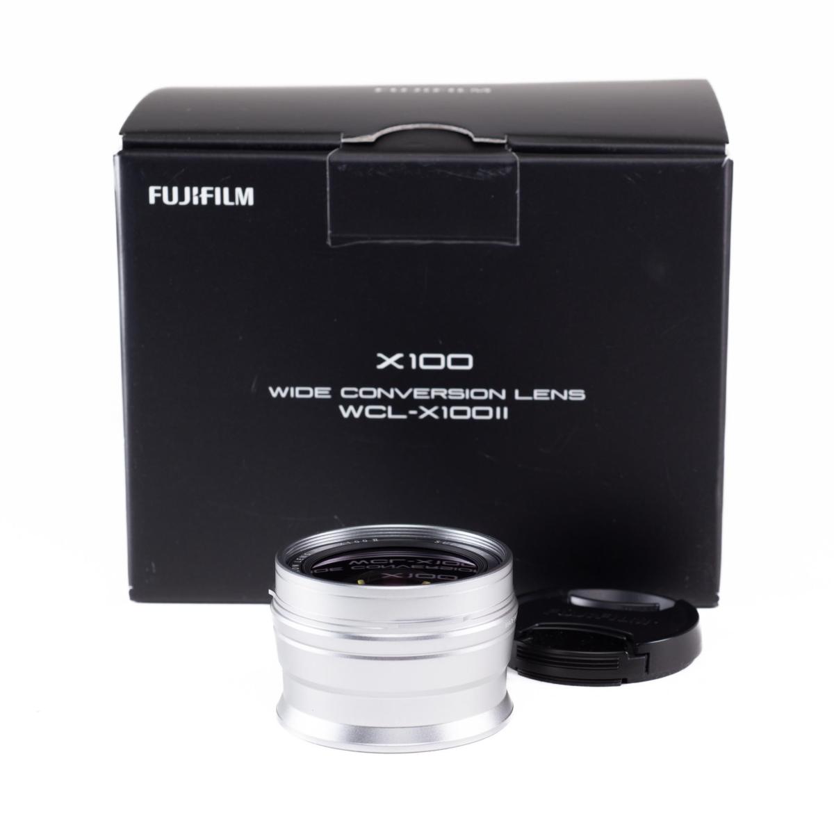 Fujifilm Convertisseur Grand-Angle WCL-X100 II Argenté *A+*