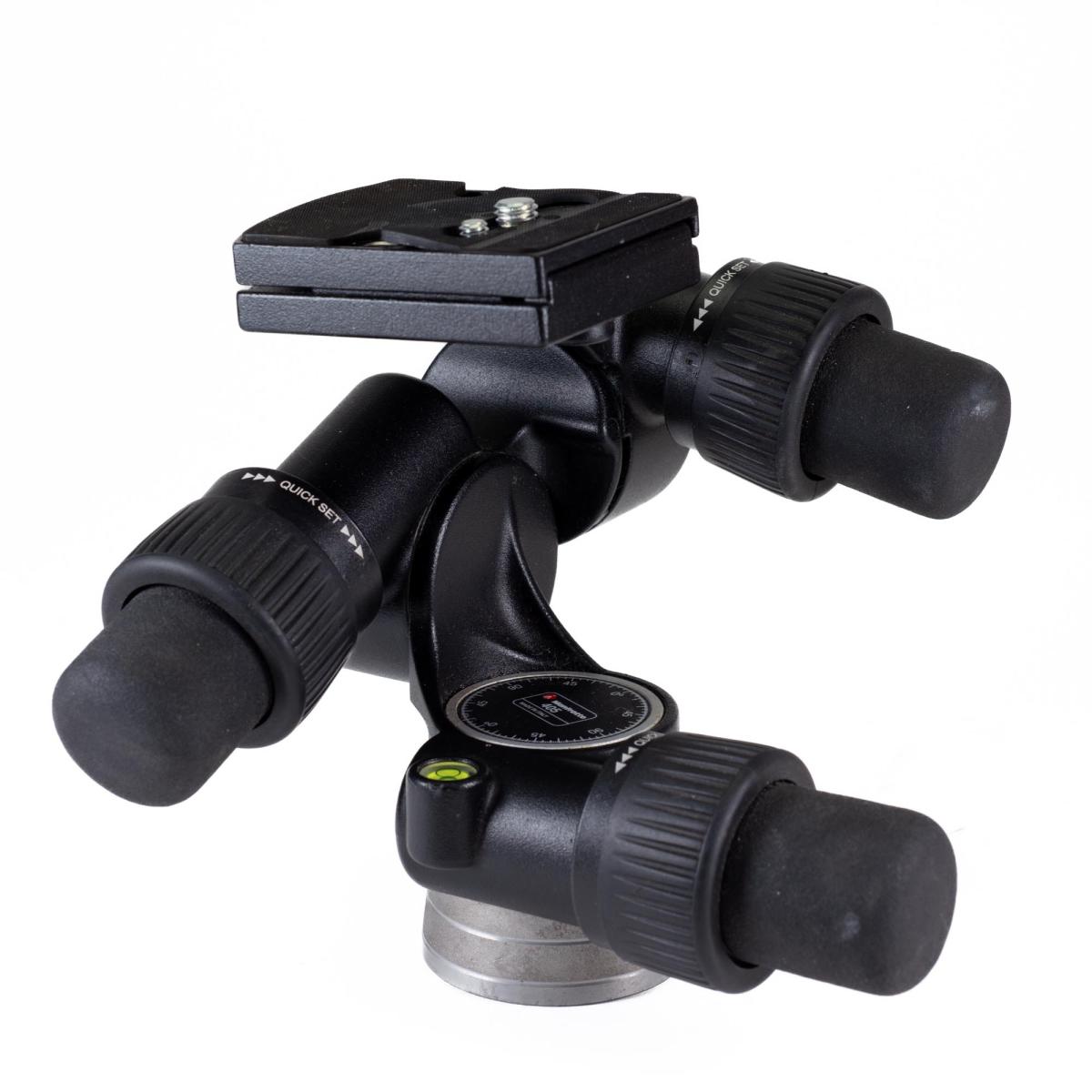 Manfrotto 405 3-Way, Geared Pan-and-Tilt Head with 410PL Quick Release Plate *A*