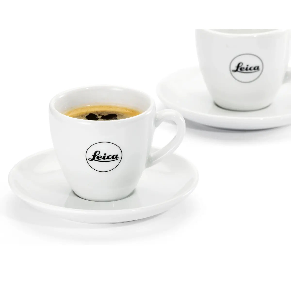 Leica Ensemble de tasses à espresso pour 2, 4 pièces, porcelaine, blanc