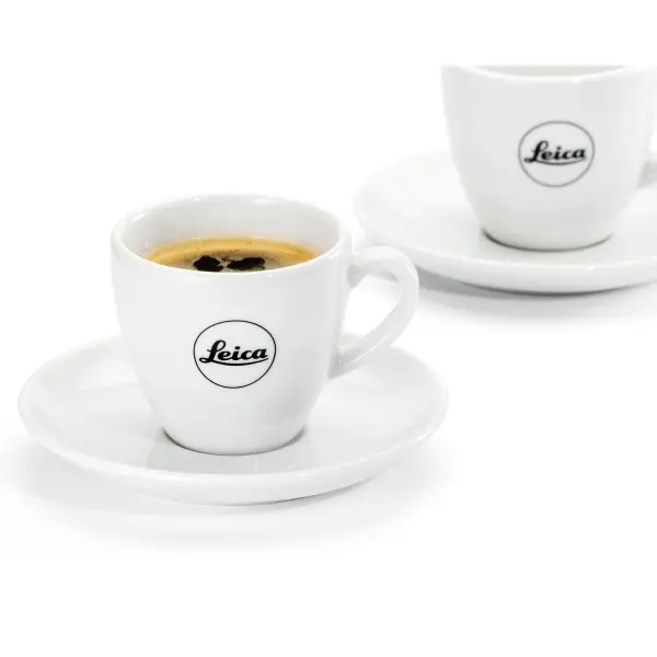 Leica Ensemble de tasses à espresso pour 2, 4 pièces, porcelaine, blanc