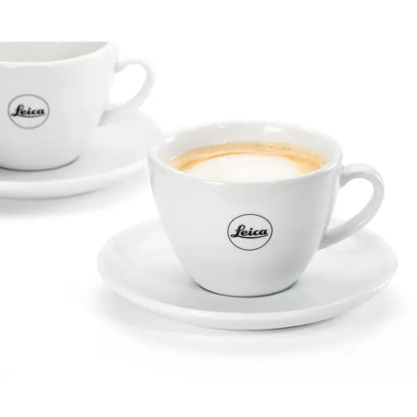 Leica Ensemble de tasses à café pour 2, 4 pièces, porcelaine, blanc