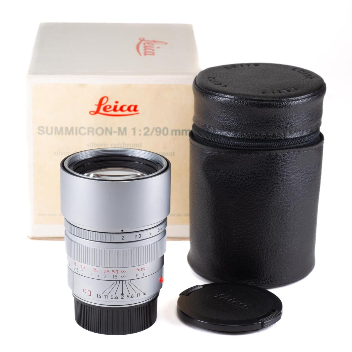 Leica Summicron-M 90mm F/2 ELC Argenté *A+*