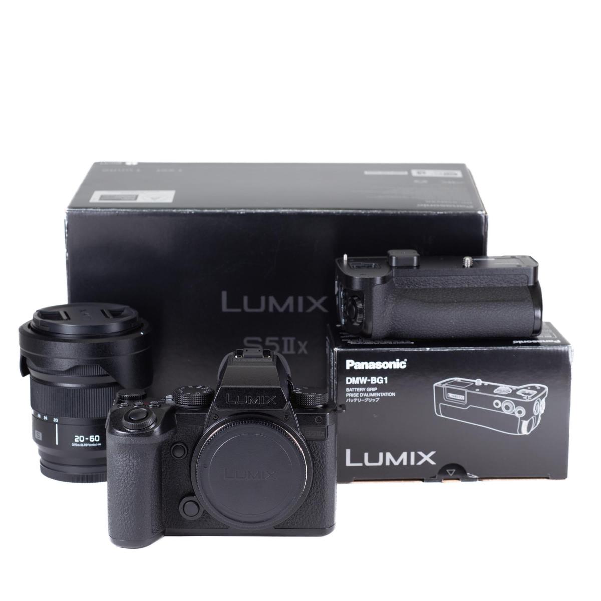 Panasonic Lumix S5 II X, 20-60mm F3.5-5.6 & Battery Grip *A+*