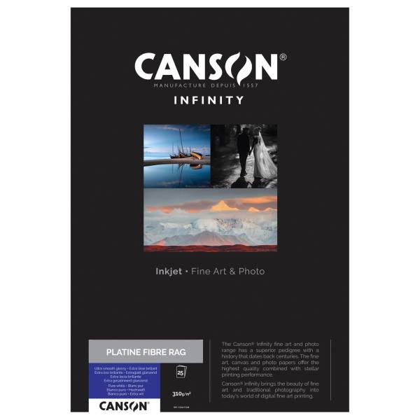 Canson Platine Fibre Rag 310 (13 x 19", 25 feuilles)