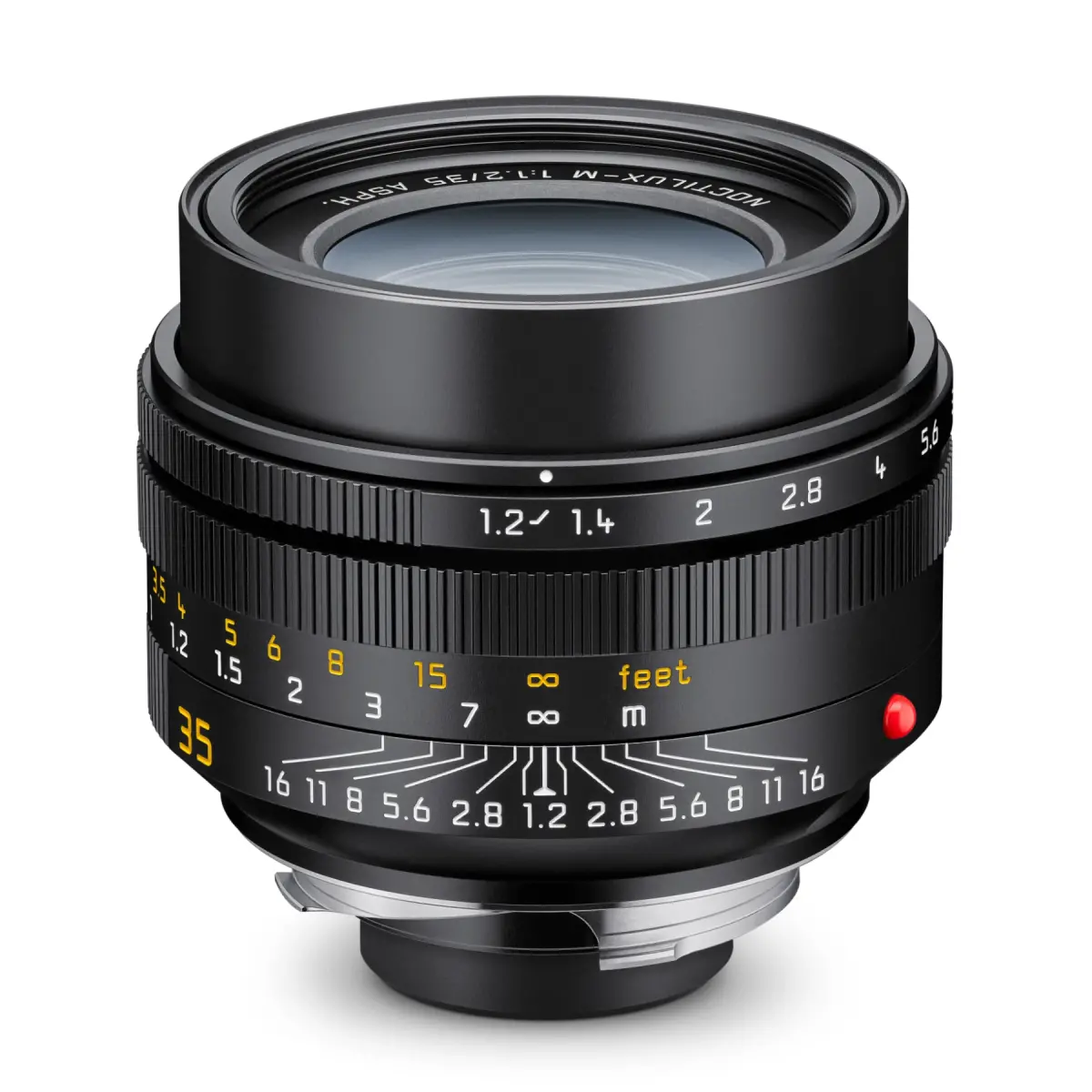 Leica Noctilux-M 35 f/1.2 ASPH. Black Anodized Finish