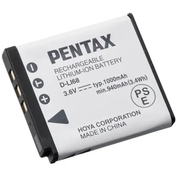 Batterie rechargeable Li-ion Pentax D-LI68