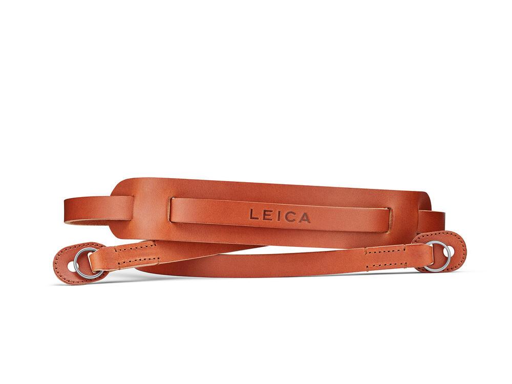 Leica Carrying Strap with Shoulder Pad - Cognac