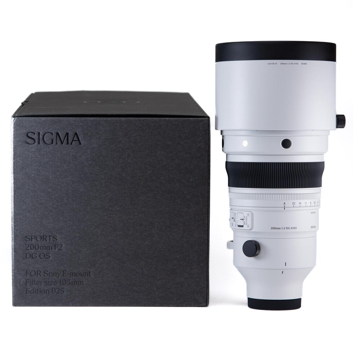 Sigma 200mm f/2 DG OS Sports Lens Sony E-Mount - *A+* - OPEN BOX