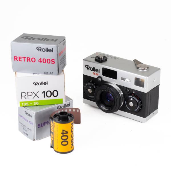 Offre spéciale! Rollei 35 AF Argenté avec films & développement