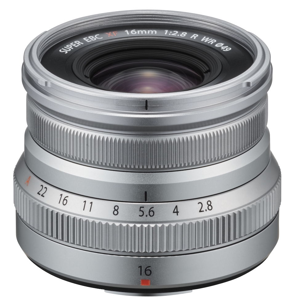 Fujinon XF 16mm F2.8 R WR - Silver