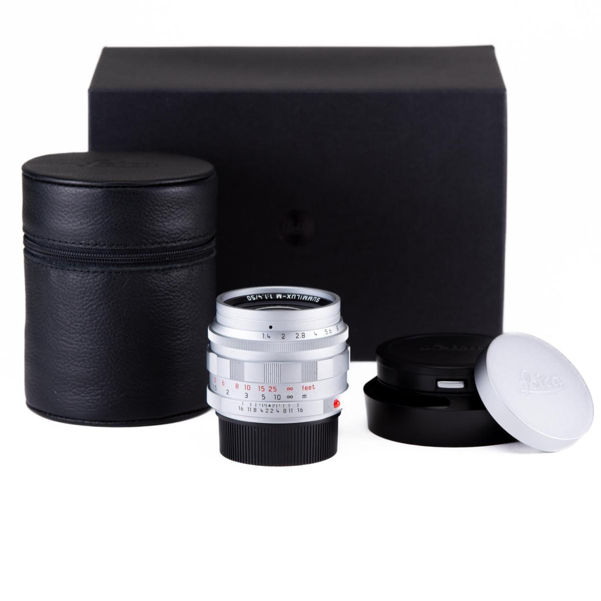 Leica Summilux-M 50mm F1.4 Silver Chrome Finish *A+*