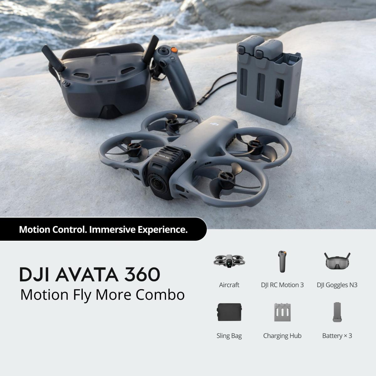 DJI Avata 360 Motion Fly More Combo (DJI Goggles N3)