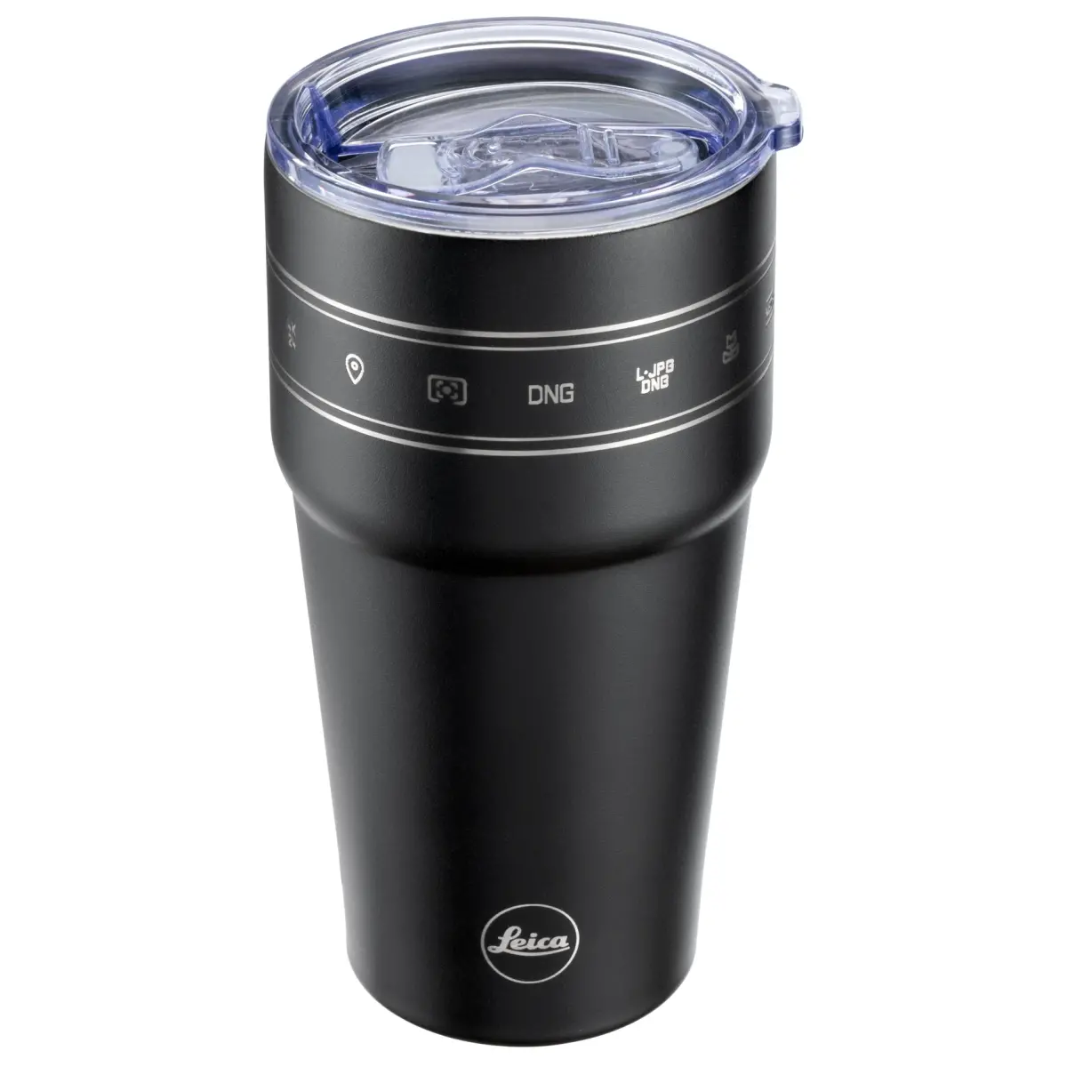 Leica Gobelet isotherme, acier inoxydable, noir