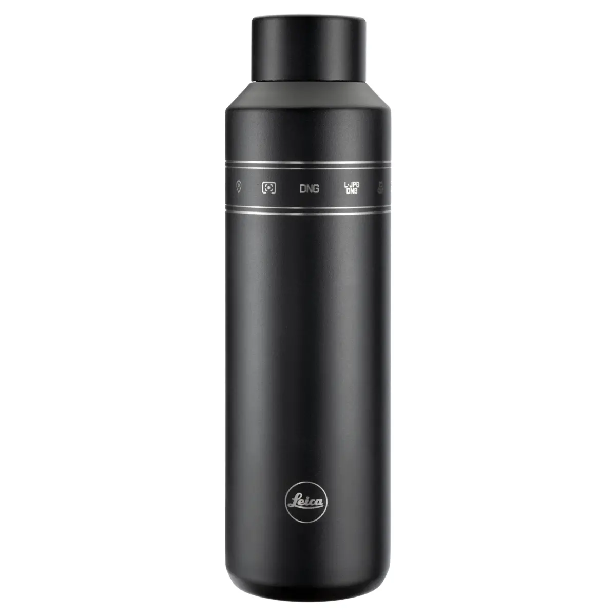 Leica Insulated Bottle, Stainless Steel, Black