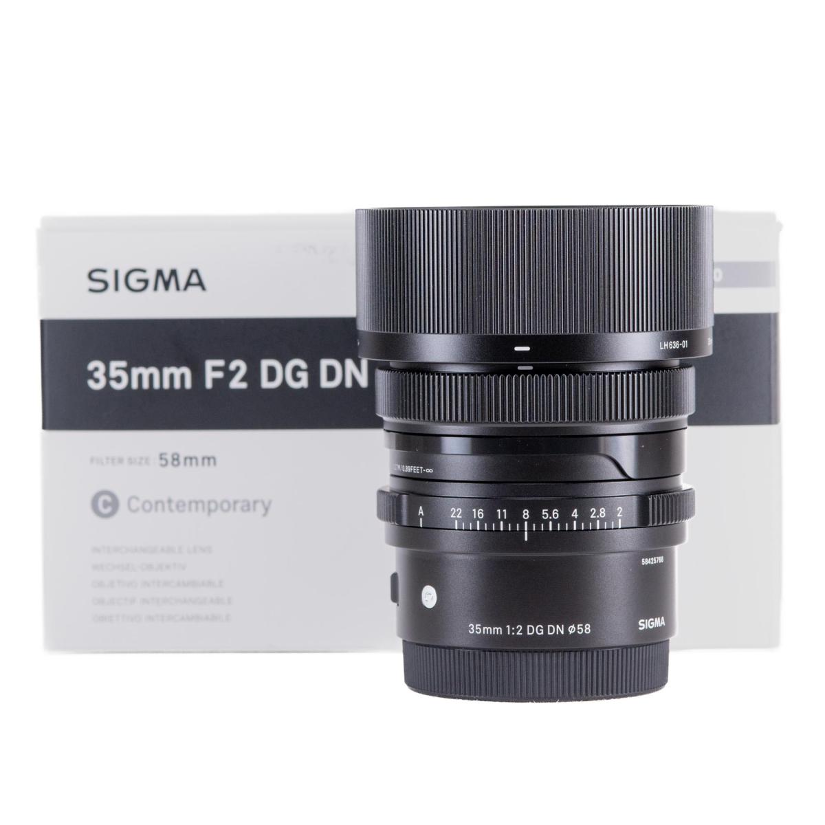 Sigma 35mm F/2 DG DN Contemporary for Sony E - *A+*