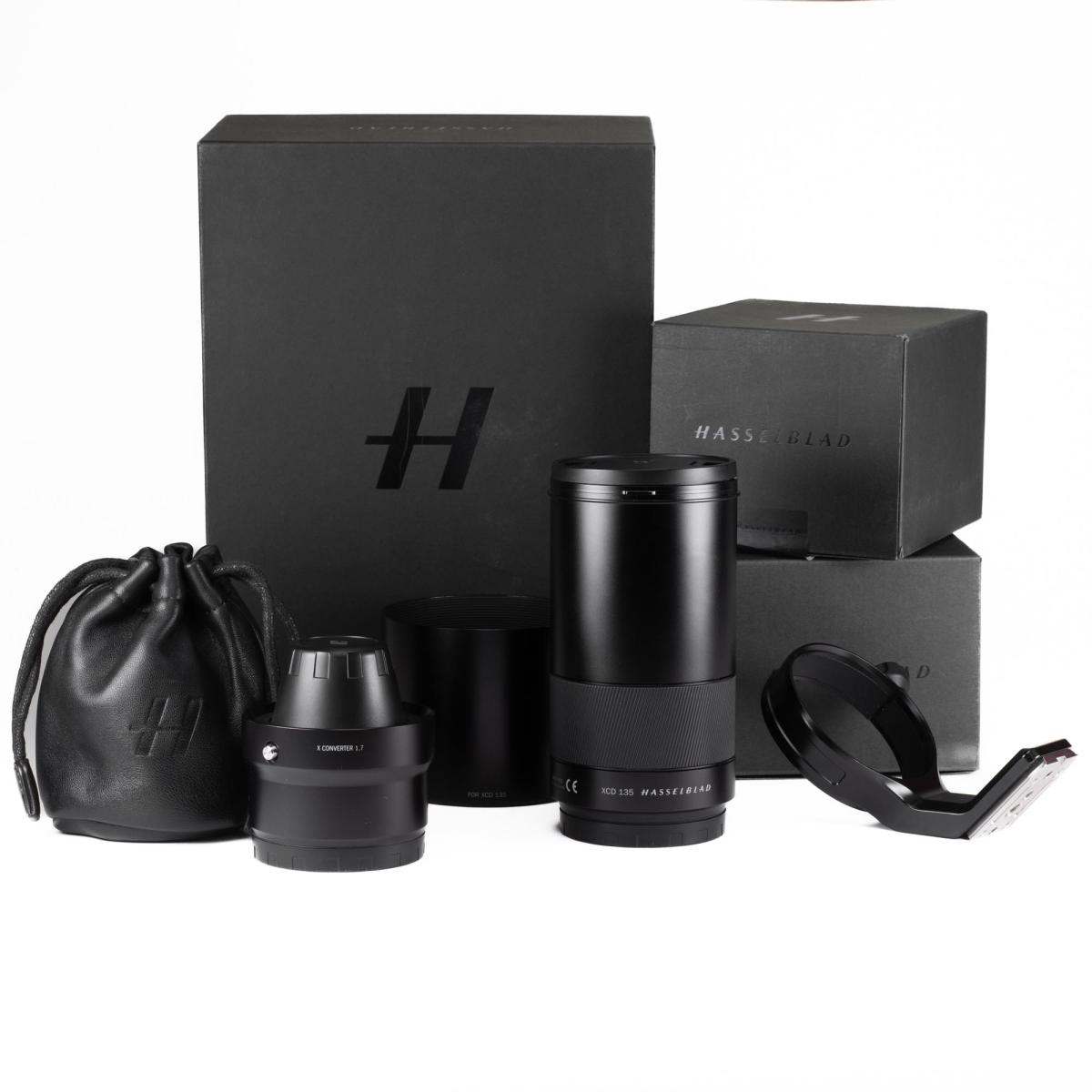 Hasselblad XCD 135MM f2.8 Avec convertisseur X 1.7 et collet XH *A+*