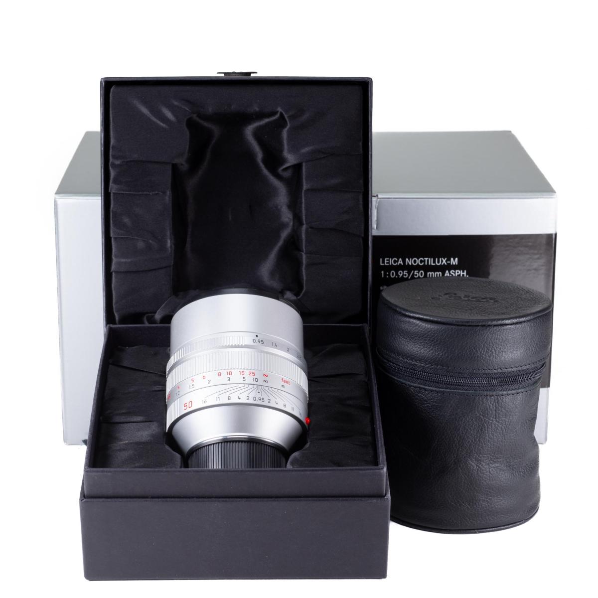 Leica Noctilux-m 50mm F/0.95 ASPH Silver *A+*