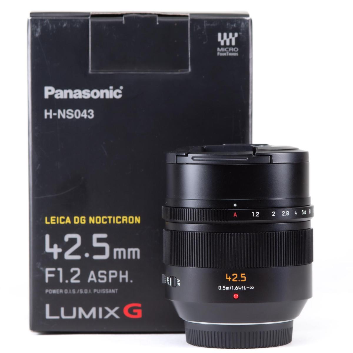 Panasonic Lumix Leica DG Nocticron 42.5mm f/1.2 ASPH - *A+*