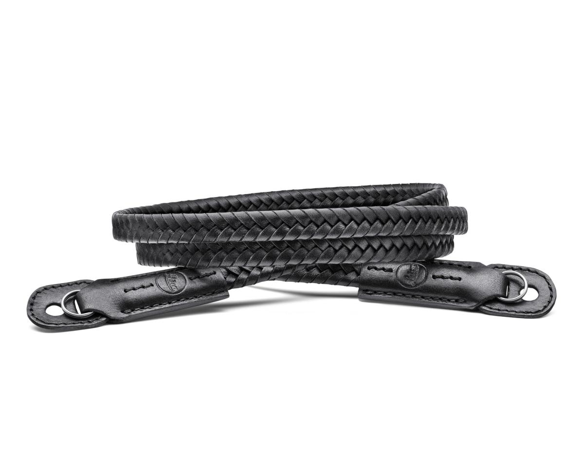Leica Carrying Strap, Leather, braided, black