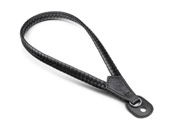 Leica Wrist Strap, Leather, Braided, Black