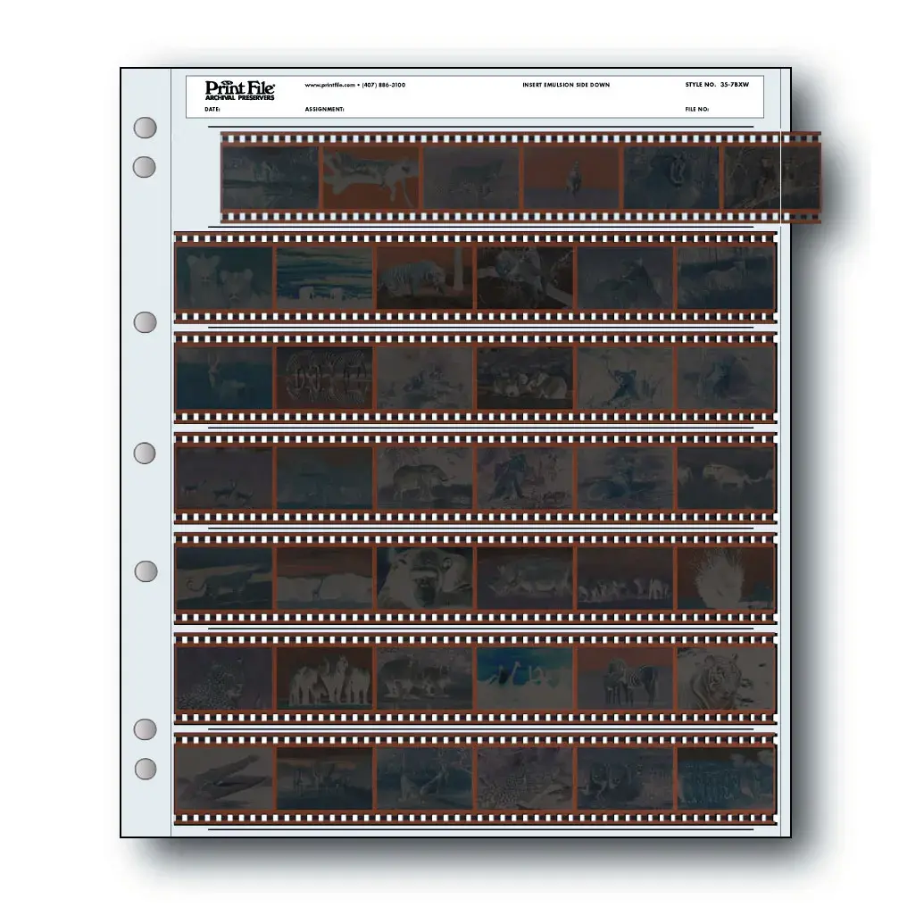 Print File 35mm Negative Pages 7x6 (package of 25)