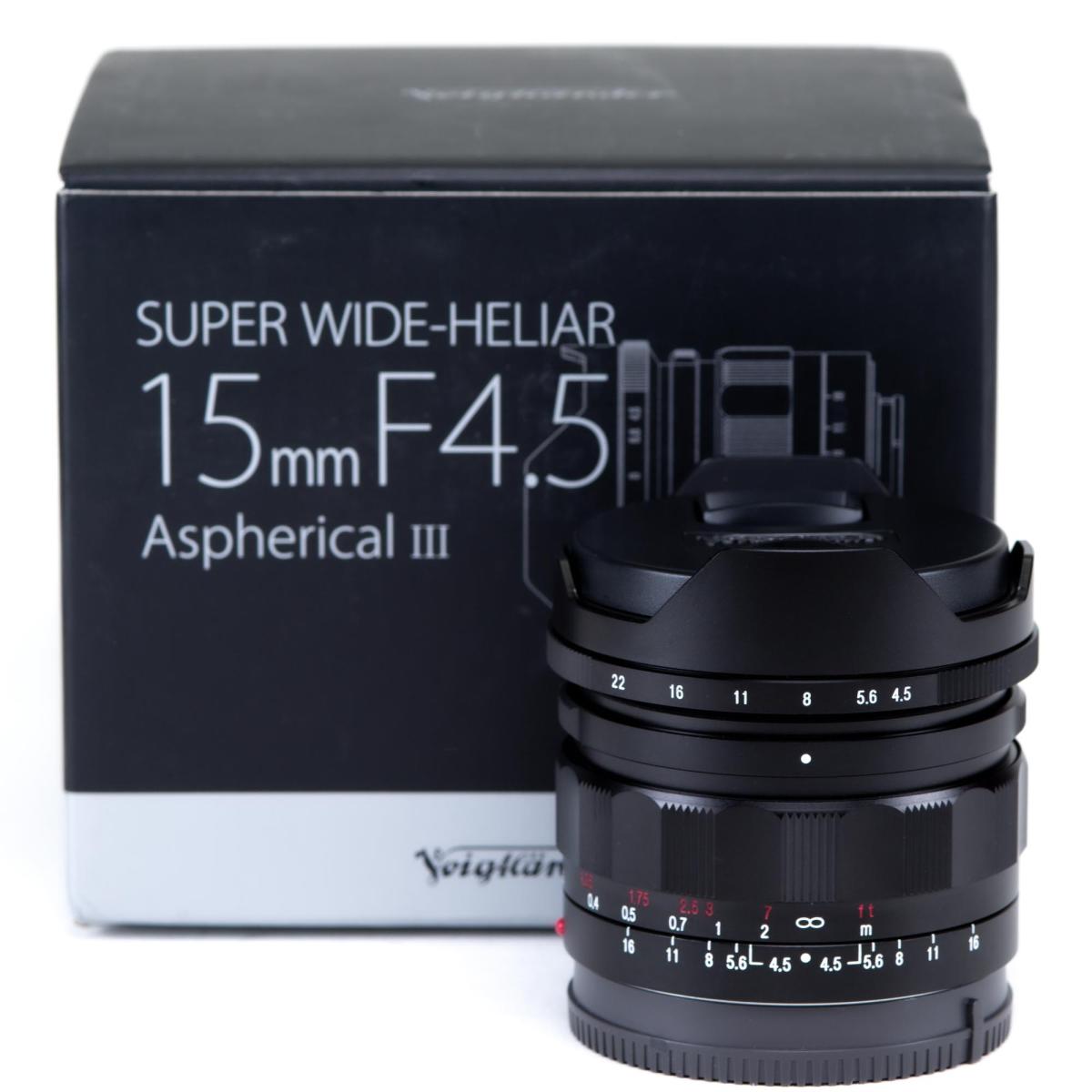 Voigtländer Super Wide-Heliar 15mm F4.5 ASPH. III Sony E Mount - *A+*