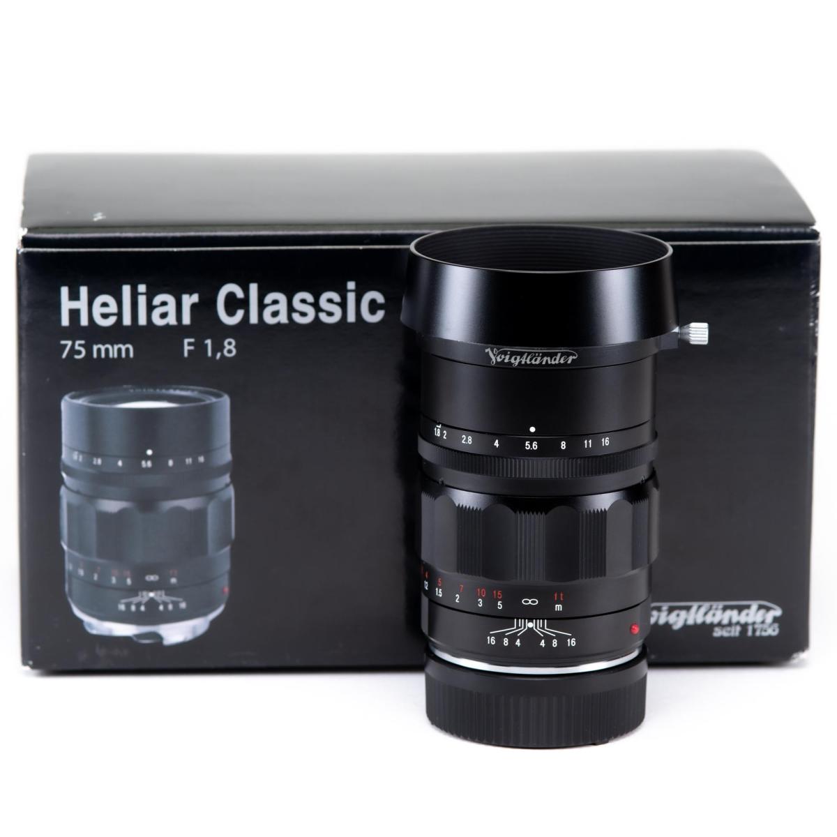 Voigtländer Heliar Classic 75mm f1.8 VM - *A+*