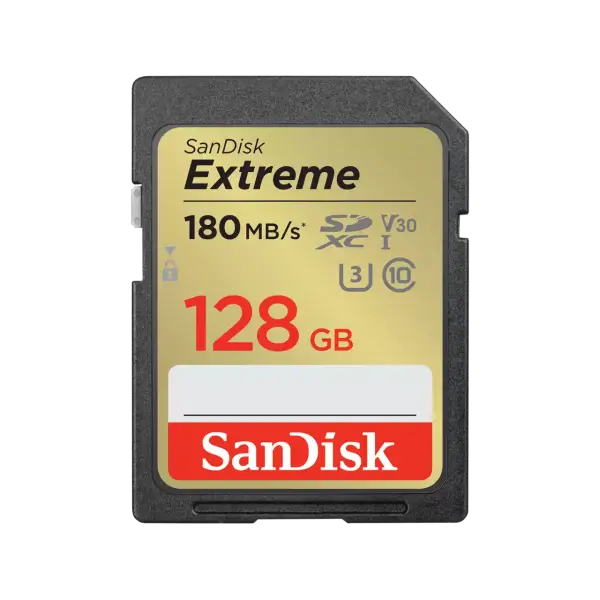 SanDisk Extreme Carte SD UHS-I - 128GO