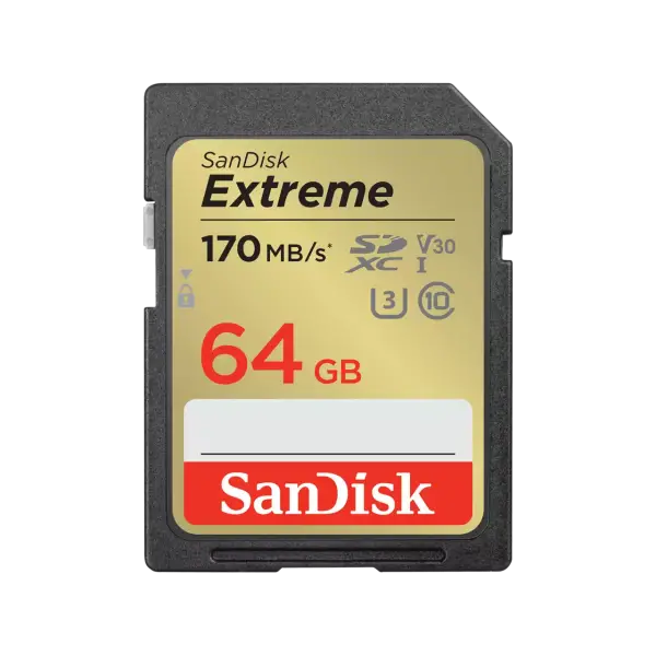 SanDisk Extreme SD UHS-I Card - 64GB