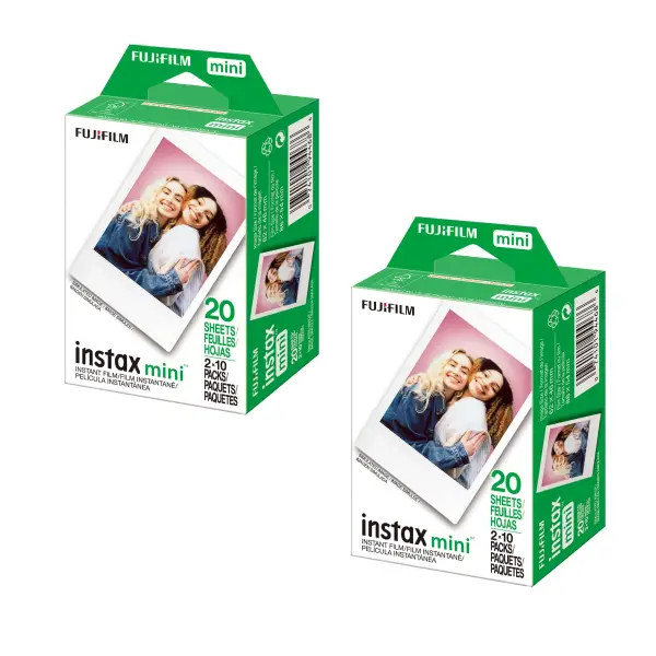 Fujifilm Instax Mini instant film (20 sheets) - Two Pack!