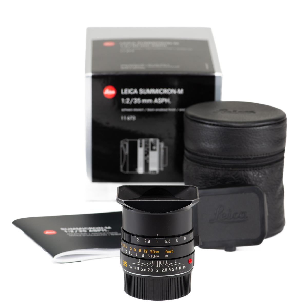 Leica 35mm Summicron-M f/2 ASPH Noir - *A*