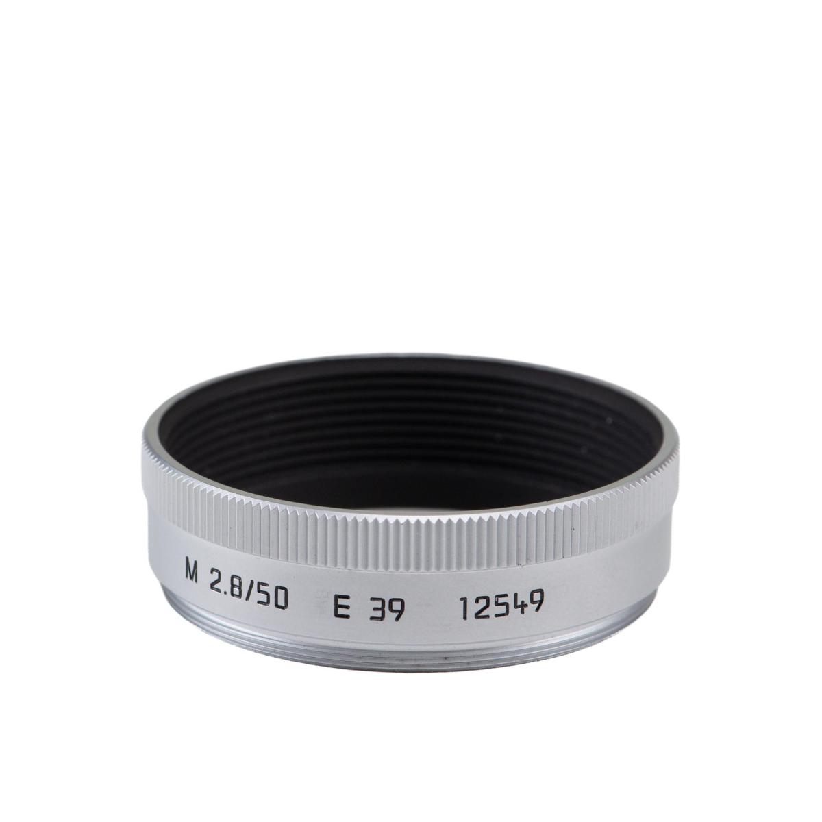 Leica Metal lens hood for Elmar-M 50mm F2.8 (Chrome) *A+*