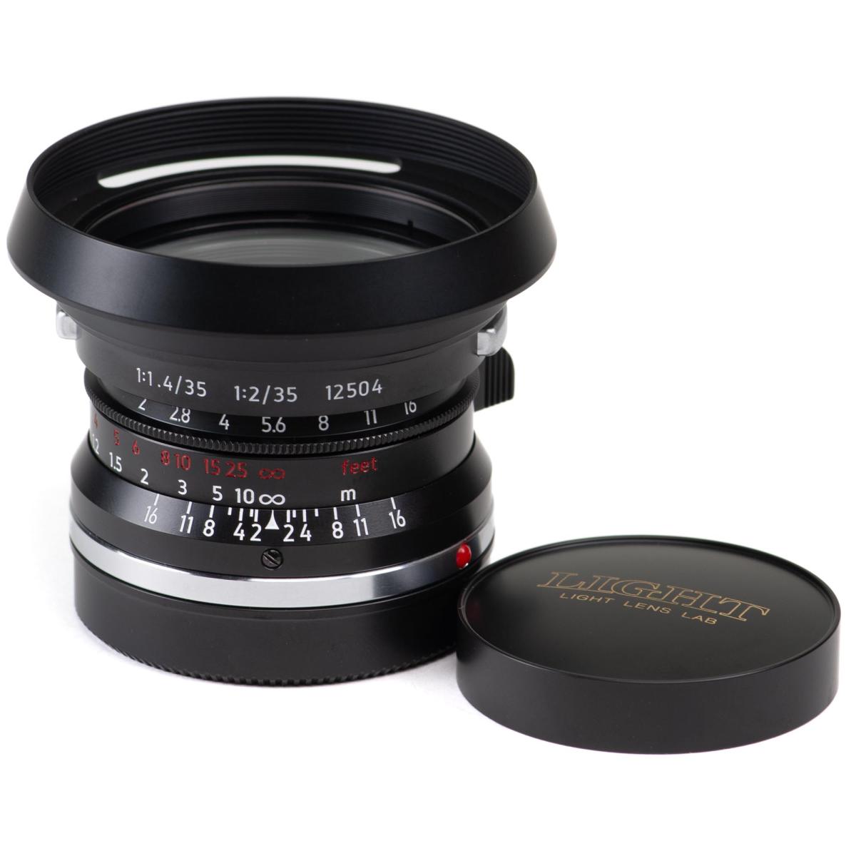 Light Lens Lab 35mm f/2 Eight Element Black Paint - *A+*