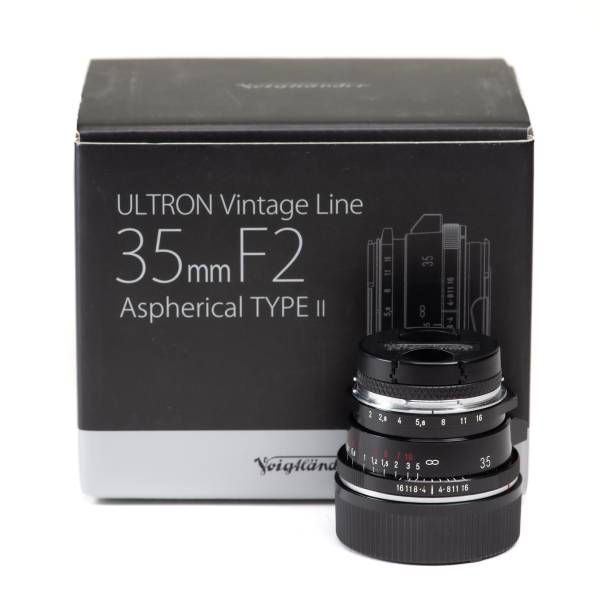 Voigtlander Ultron Vintage Line 35mm F2 Asph Type II Black - *A+*