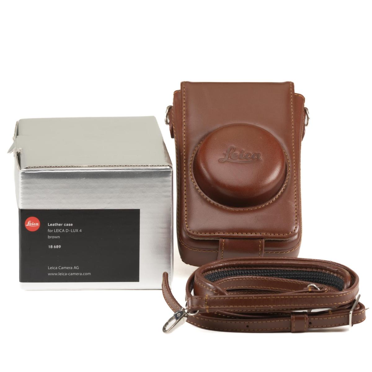 Leica étui en cuir marron pour D-Lux 4 - *A-*