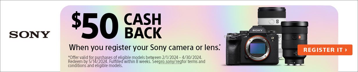 Sony register 2024
